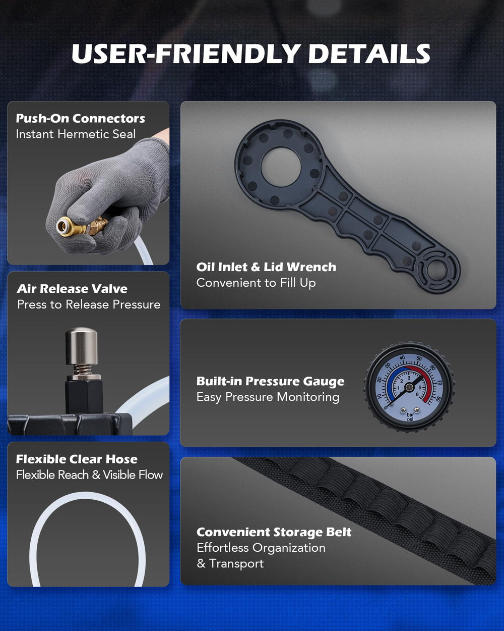 Orion Motor Tech aluminum adapters resist corrosion for reliable connections.