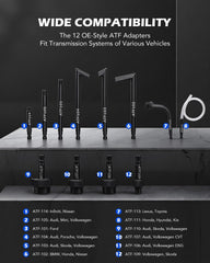 Orion Motor Tech storage belt keeps adapters organized and accessible.