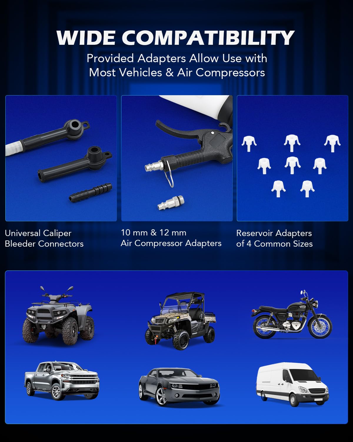 Orion Motor Tech trigger lock enables continuous fluid extraction during bleeding