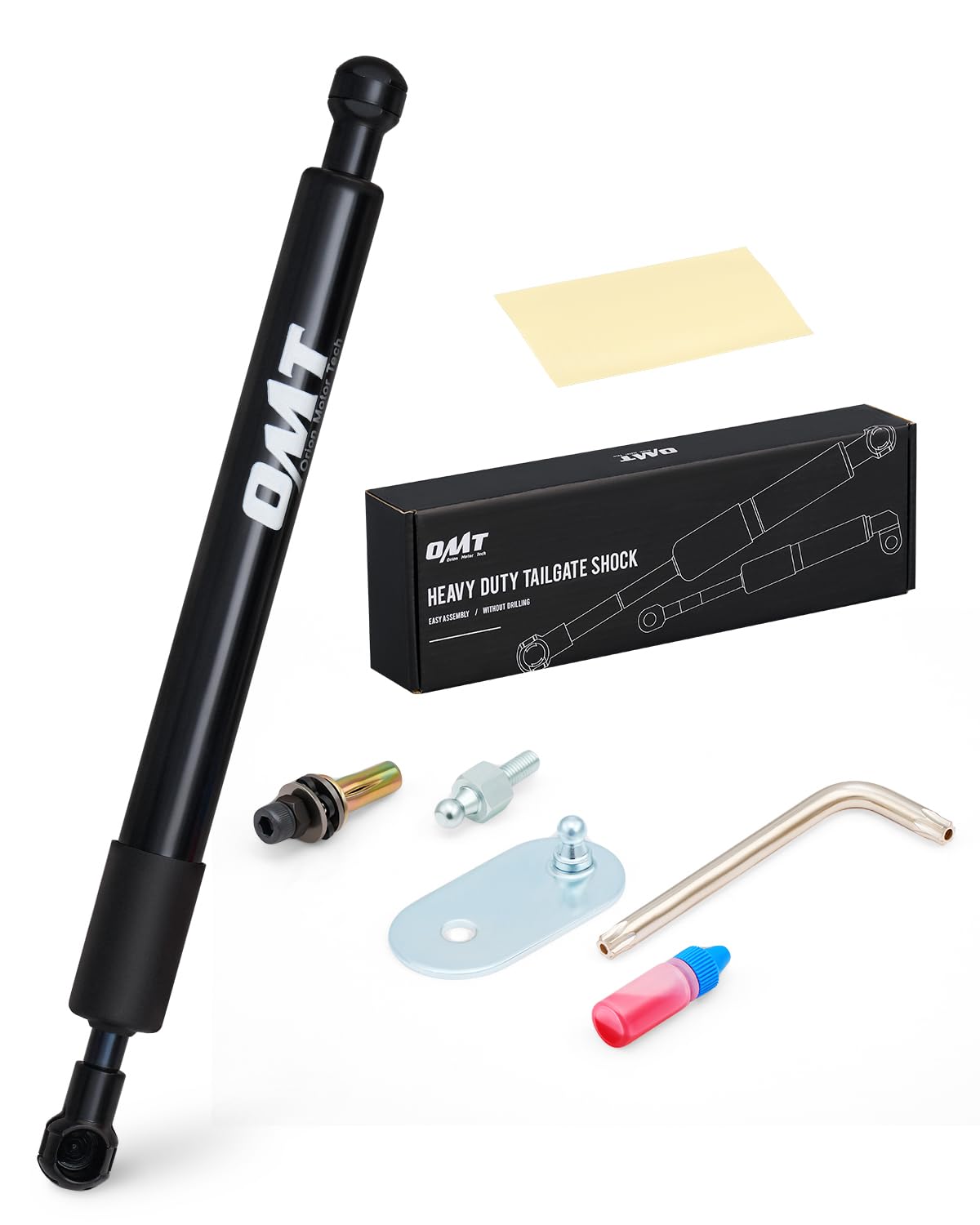 Orion Motor Tech tailgate assist installation on Ford F-150 showing controlled lowering.