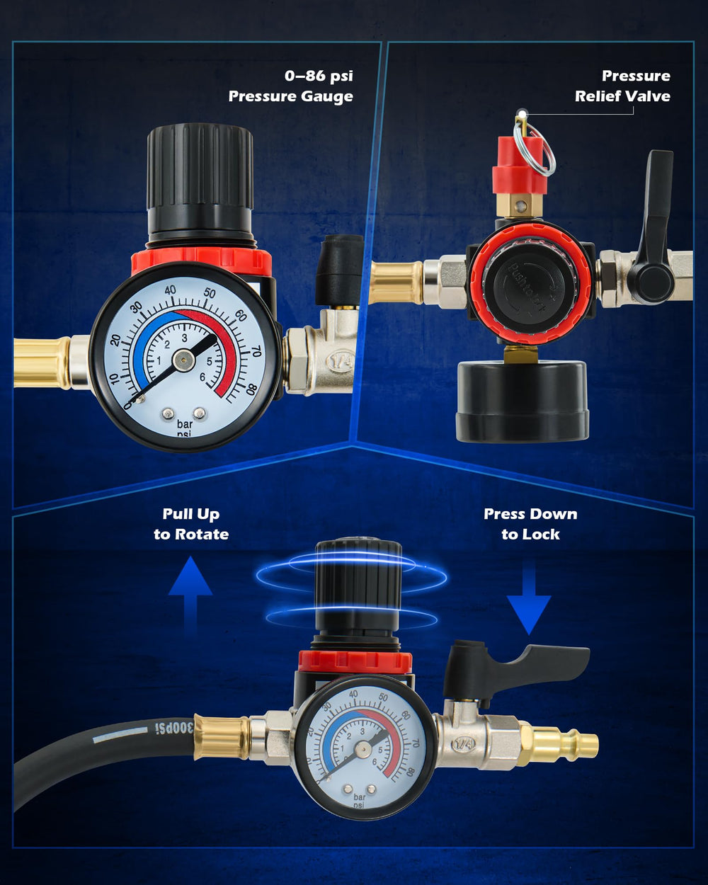 Orion Motor Tech turbo system leakage adapters for easy setup