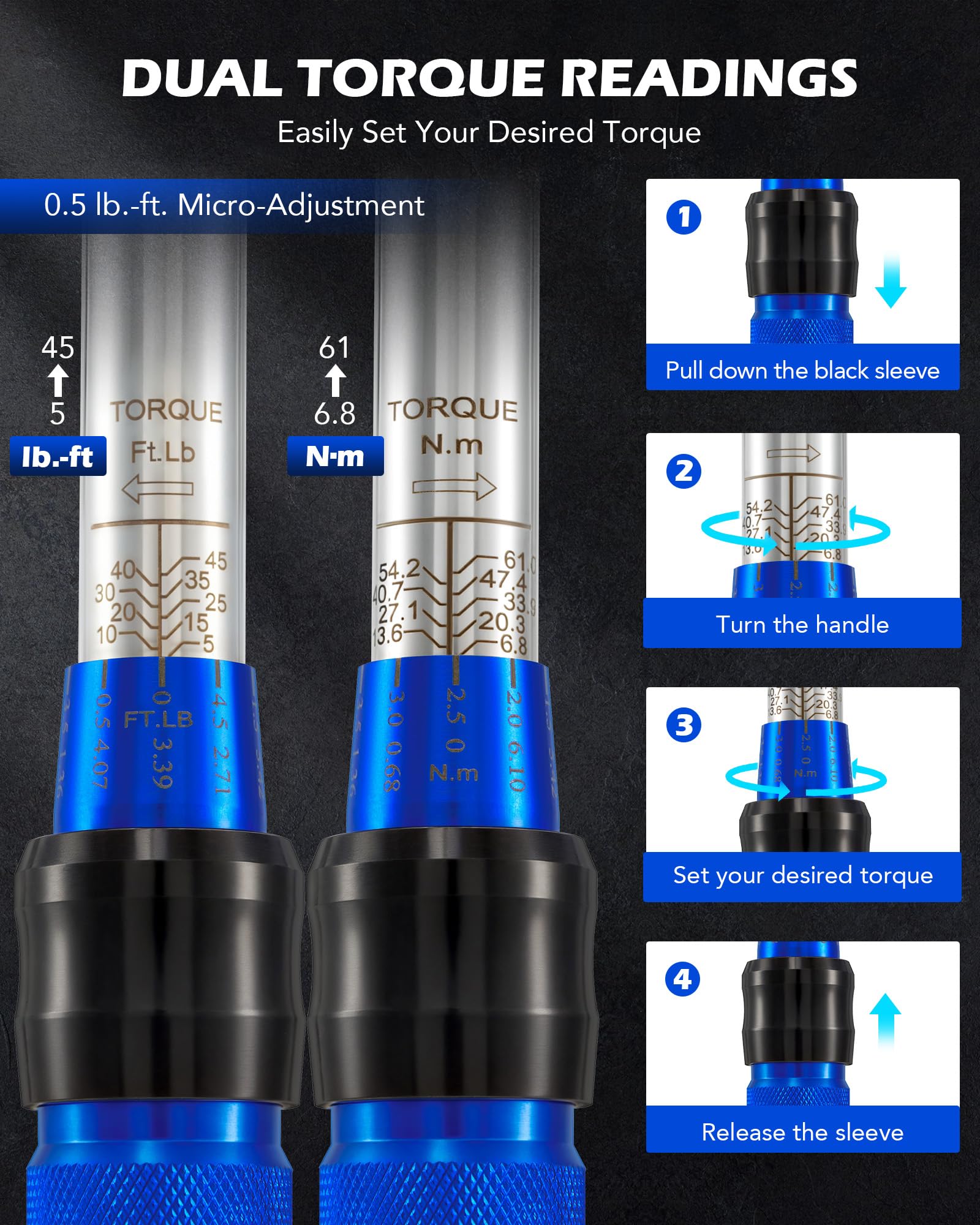 Orion Motor Tech universal joint and extension improve access under dashboards and engines.