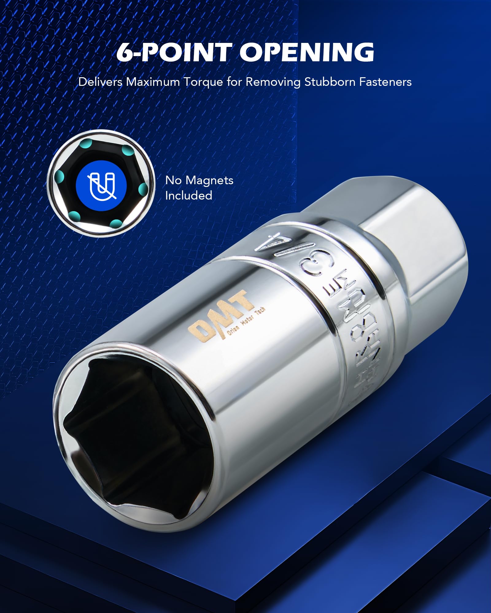 Orion Motor Tech universal joint socket for hard-to-reach plugs