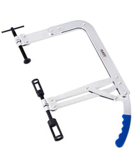 Orion Motor Tech universal valve spring compressor tool in use for smooth removal and installation