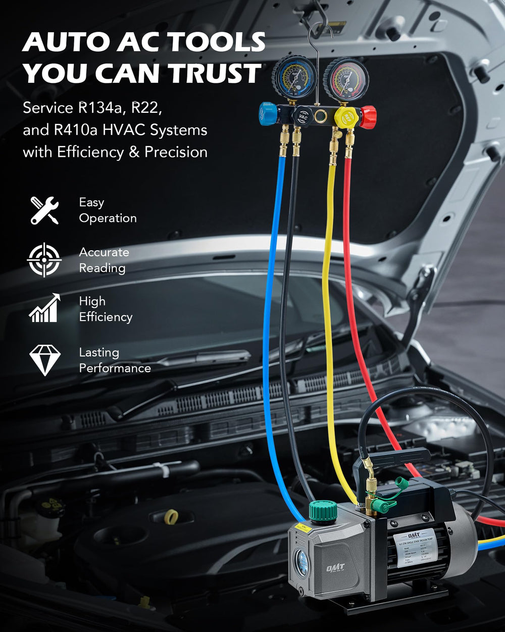 Orion Motor Tech vacuum pump cooling fan in action, helps efficient heat management.