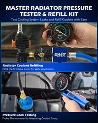 Orion Motor Tech vacuum pump in action demonstrates quick air purging for efficient refills.