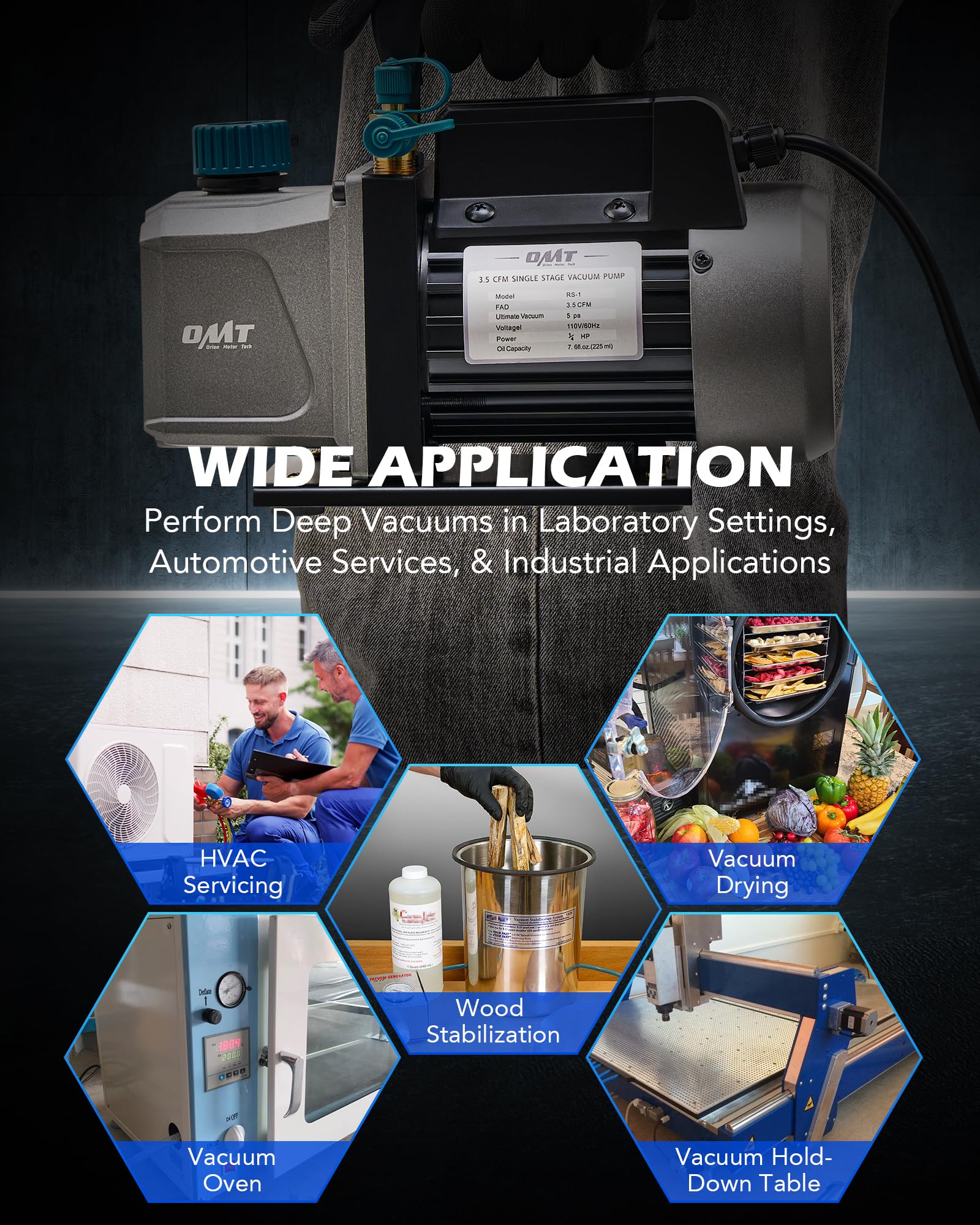 Orion Motor Tech includes oil, gloves, and Teflon tape for setup.