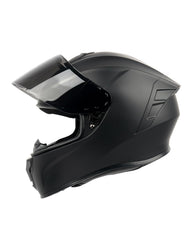Orthrus full-face helmet with clear visor for night visibility on urban roads