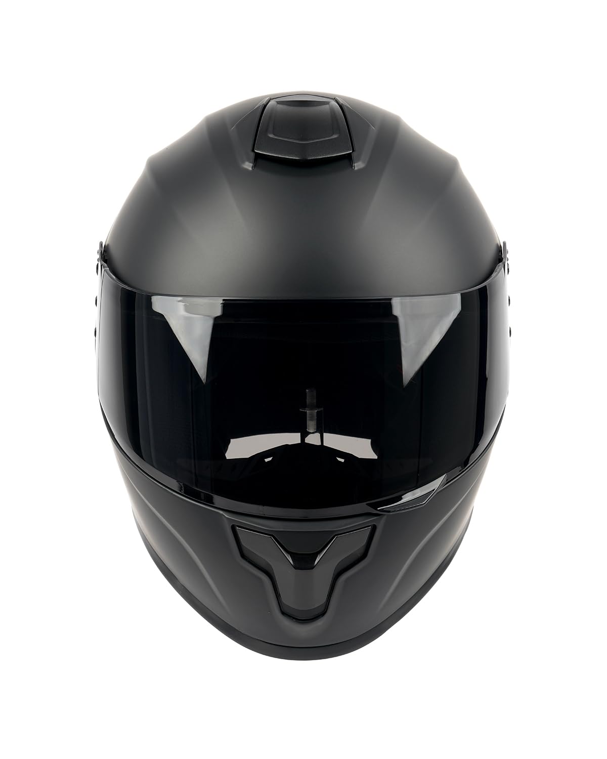 Orthrus full-face helmet with tinted visor reducing glare for daytime riding
