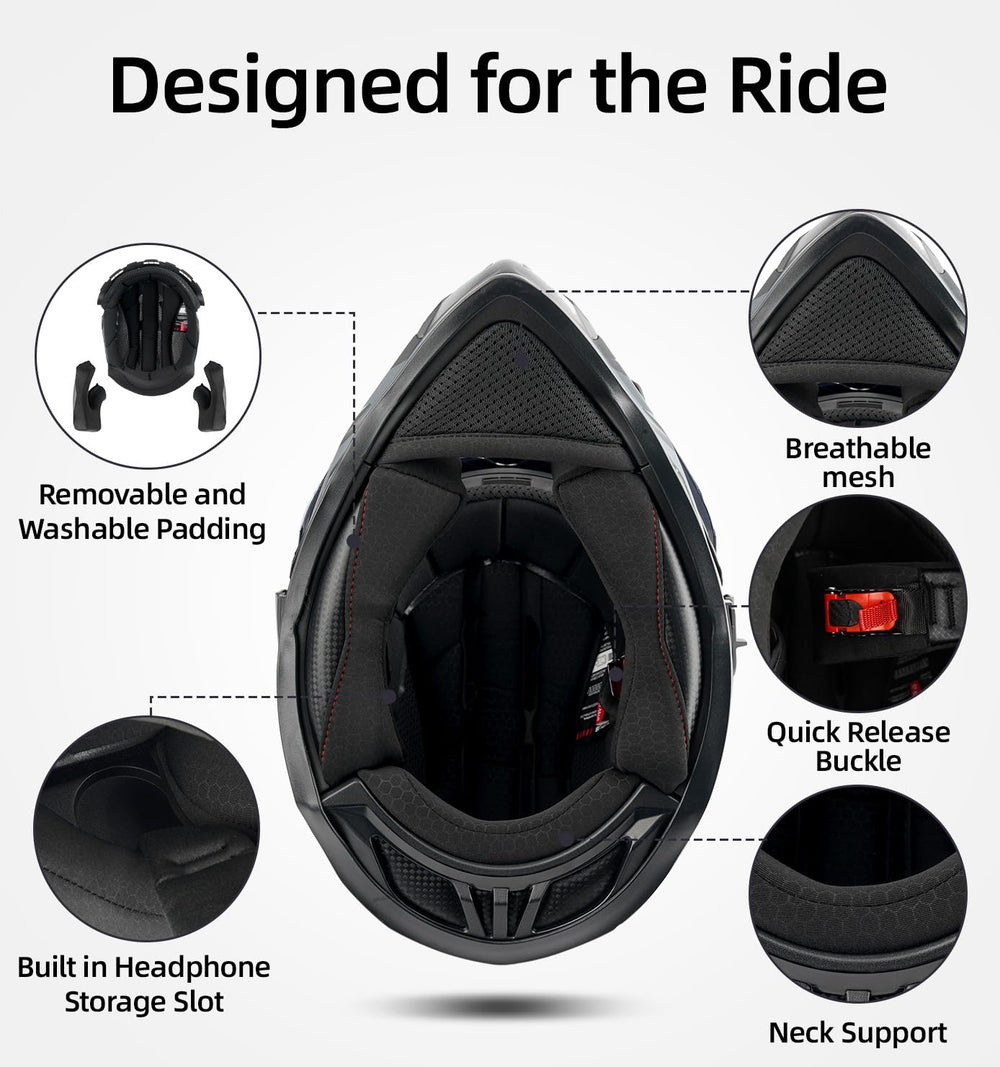 Orthrus X100 3-point ventilation keeps rider cool under pressure