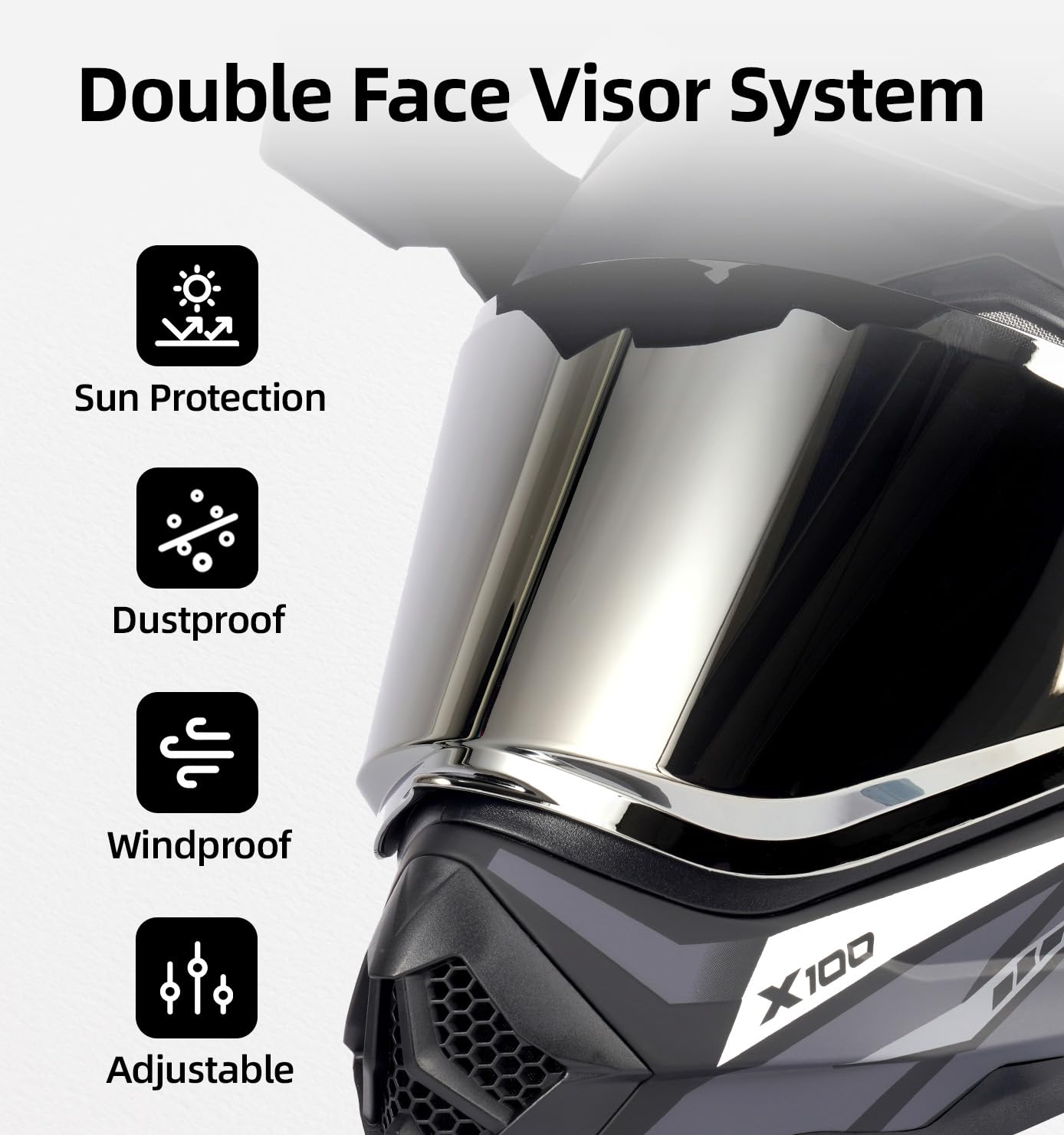 Orthrus X100 plush interior liner offers removable, washable comfort