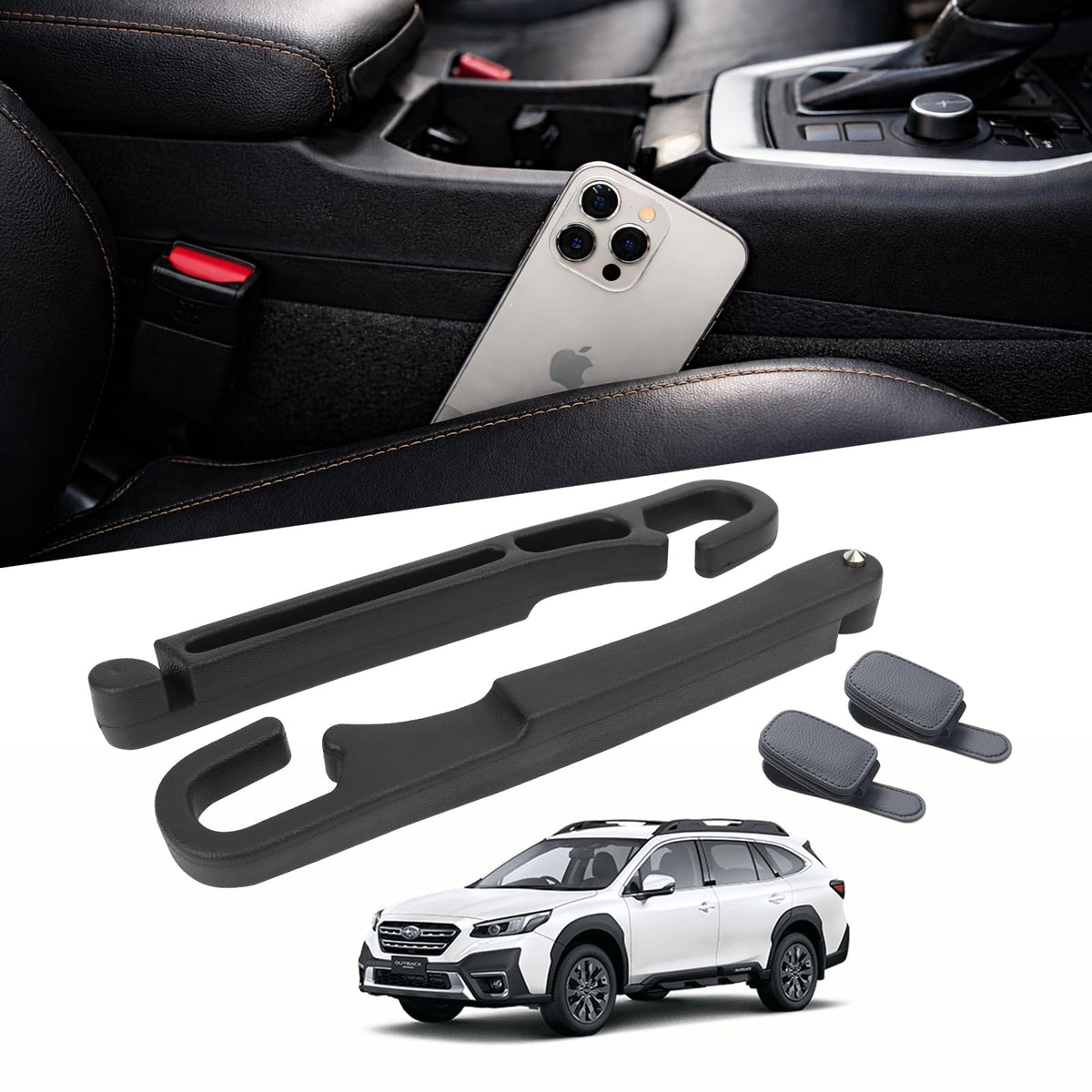 Orvifuly gap filler Subaru Outback fit keeps items from dropping into the seat gap