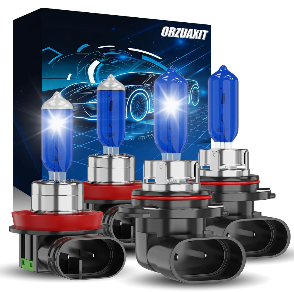 ORZUAXIT Chevy Silverado 1500 high beam bulbs improve nighttime visibility.