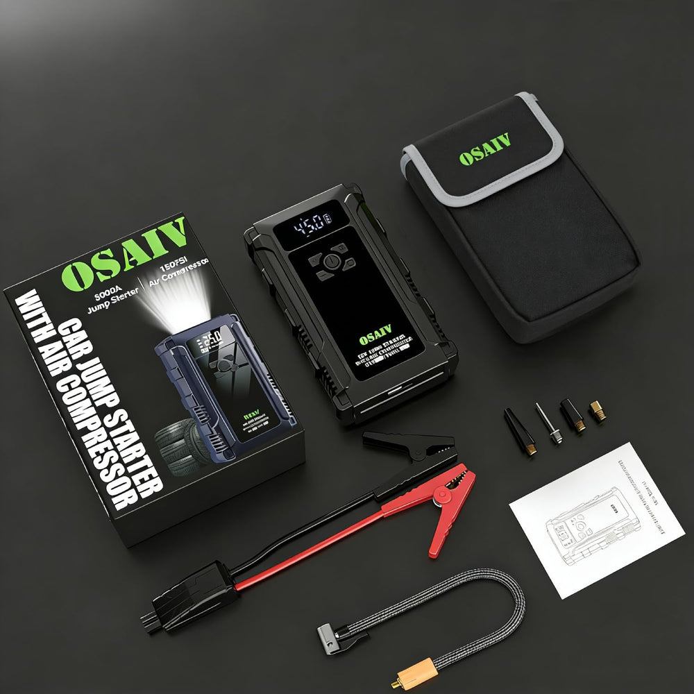 osaiv jump starter starts a 6.5L diesel engine reliably