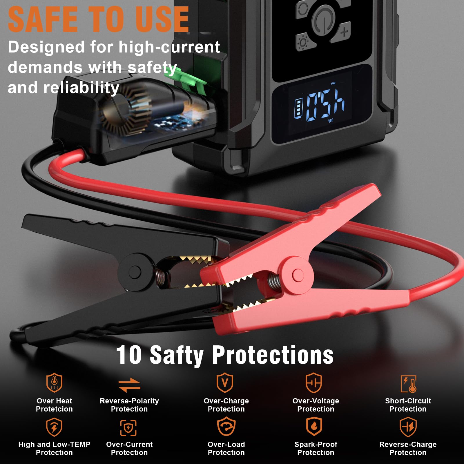 osaiv jump starter safety protections guard against common issues