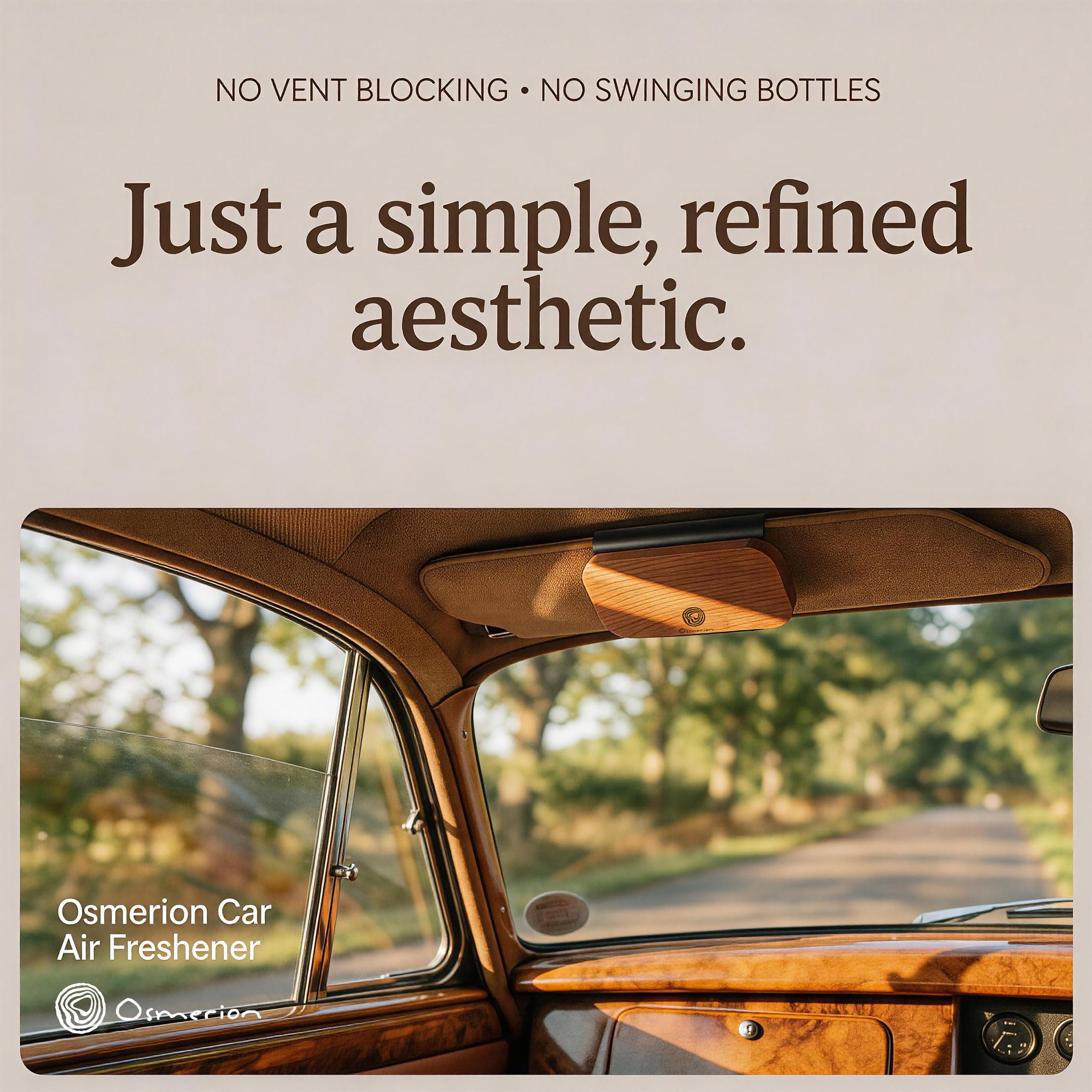 Sandalwood scent block from Osmerion for long-lasting cabin aroma