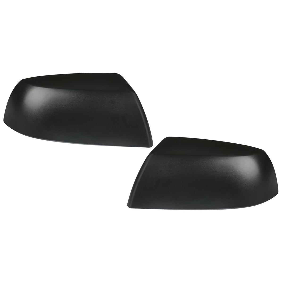 Osompar textured black outer mirror cover for front left enhances protection against debris.