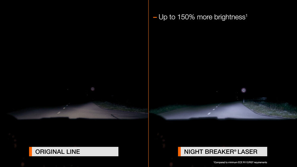 OSRAM Night Breaker Laser HB3 compatibility information label