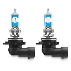 OSRAM Night Breaker Laser HB4 installation in car for improved nighttime visibility.