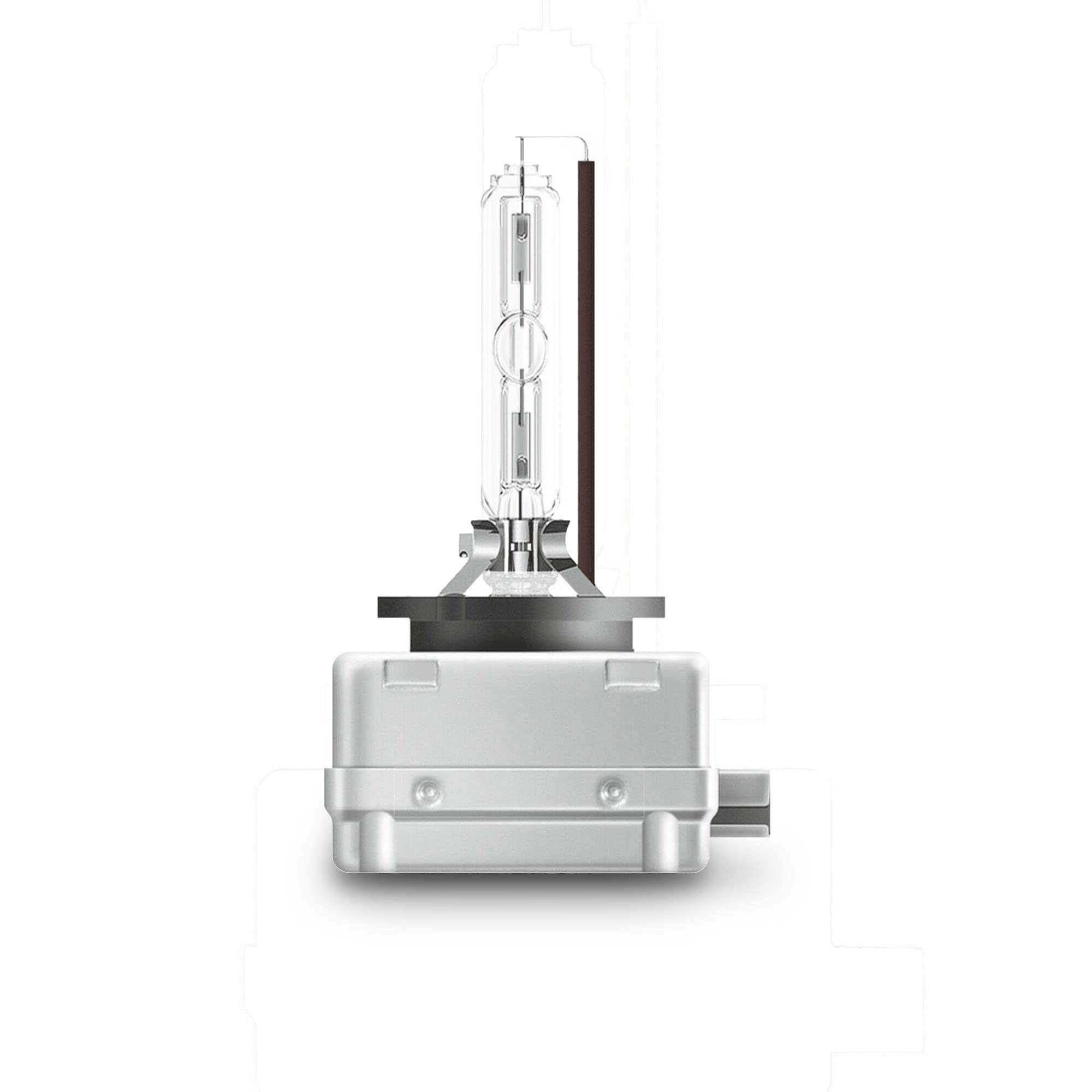 OSRAM Xenarc D1S bulb lit-emission demonstrates daylight-like brightness for safer night driving.