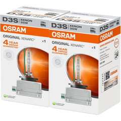 OSRAM Xenarc 66340HBI two-pack front view for clear HID replacement