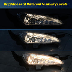 OsyphereX fog light chrome housing for Optima, seamless integration