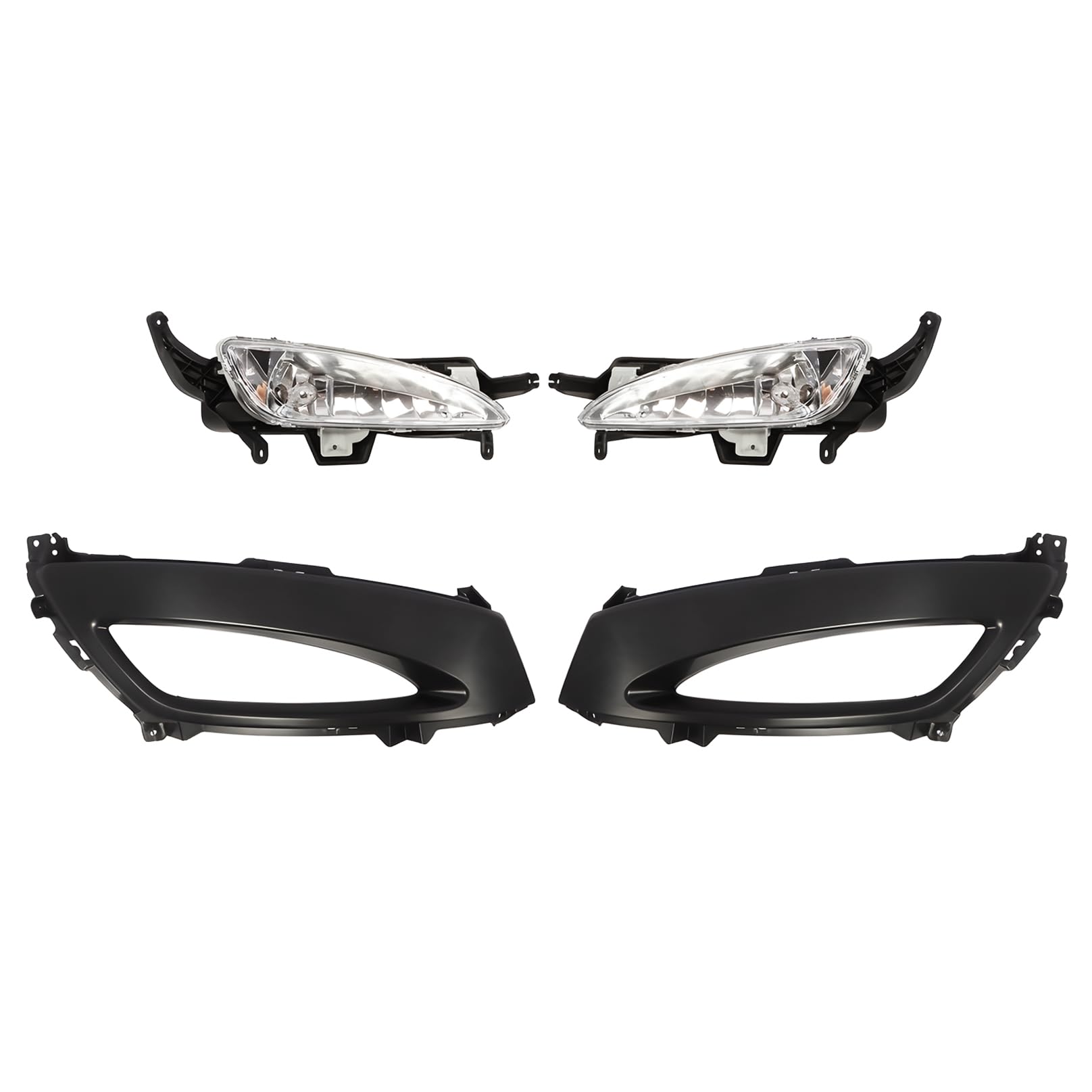 OsyphereX front fog light assembly for Optima with bezel, improving night visibility