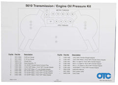 OTC 5610 high and low gauges enable engine and transmission checks