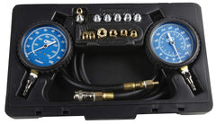 OTC 5610 display with dual gauges for static and on-road oil pressure testing