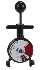 OTC 6673 belt tension gauge case shown for portable storage and protection