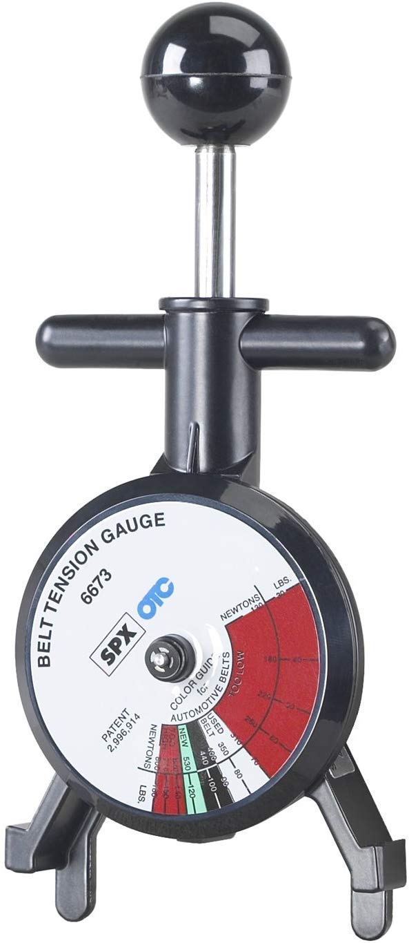 OTC 6673 dual-scale readout clearly shows tension for quick checks