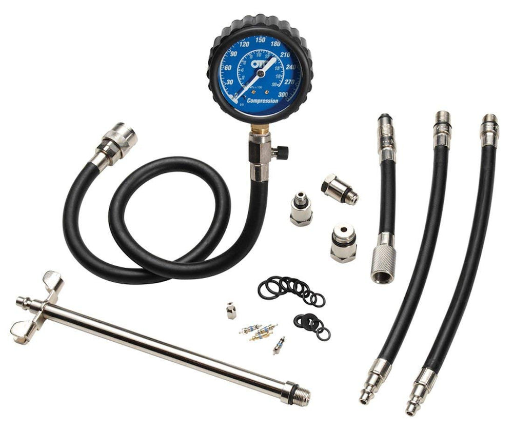 OTC 5605 extra-long hose aids visibility in tight engine bays during tests