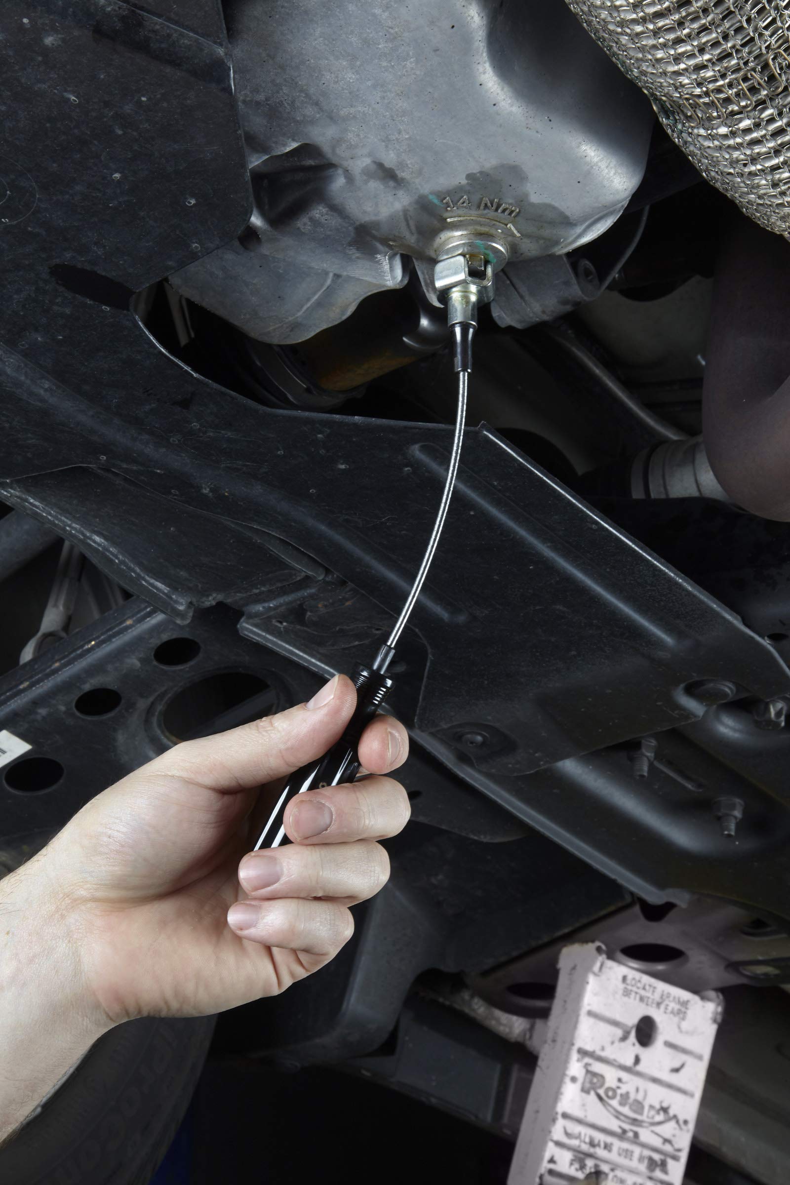 OTC Drain Plug Pro Tool Kit internal hex 17mm attachment enables hard-to-reach removal