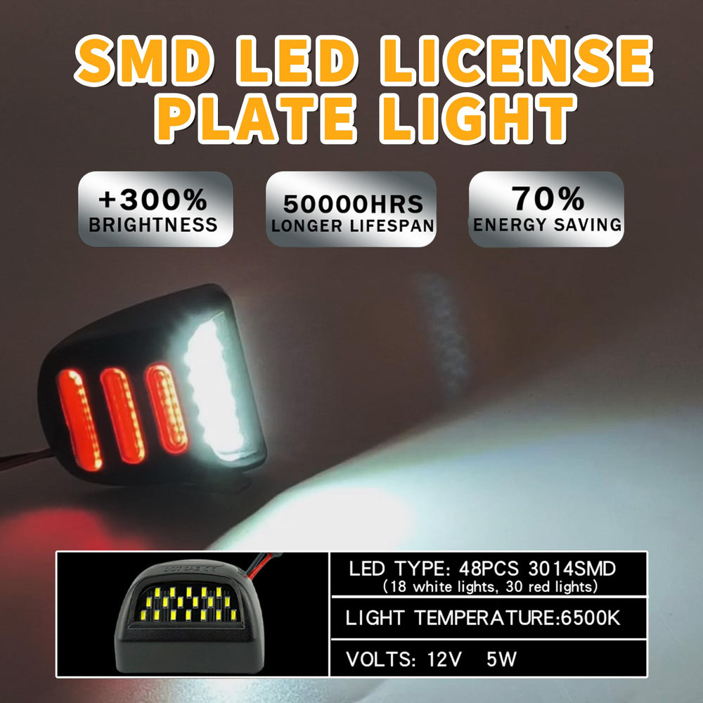 OTnhaee license plate light installation demo shows quick plug-and-play upgrade