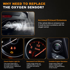 OTO-KAUTOPARTS O2 sensor upstream for RAV4 improves fuel trim feedback and emissions data.