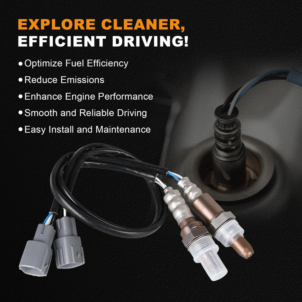 OTO-KAUTOPARTS stainless steel O2 sensor withstands high-temperature exhaust environments.