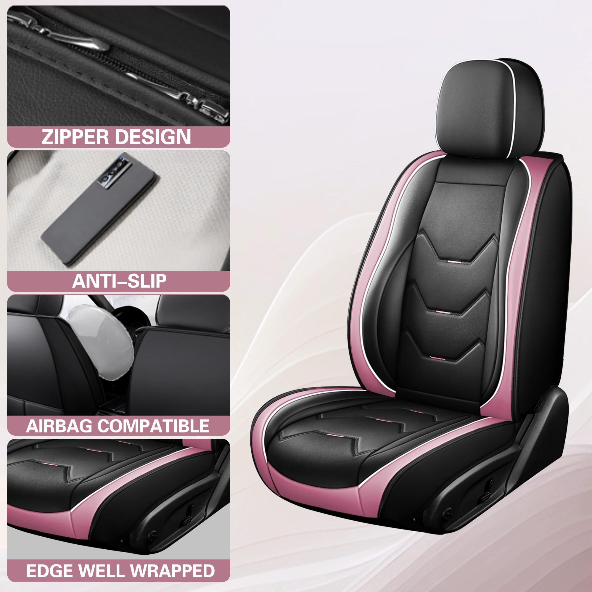 otoez airbags-safe design preserves side airbag space and seat adjustments