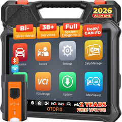 OTOFIX D1 Lite device display showing diagnostic interface for quick vehicle checks