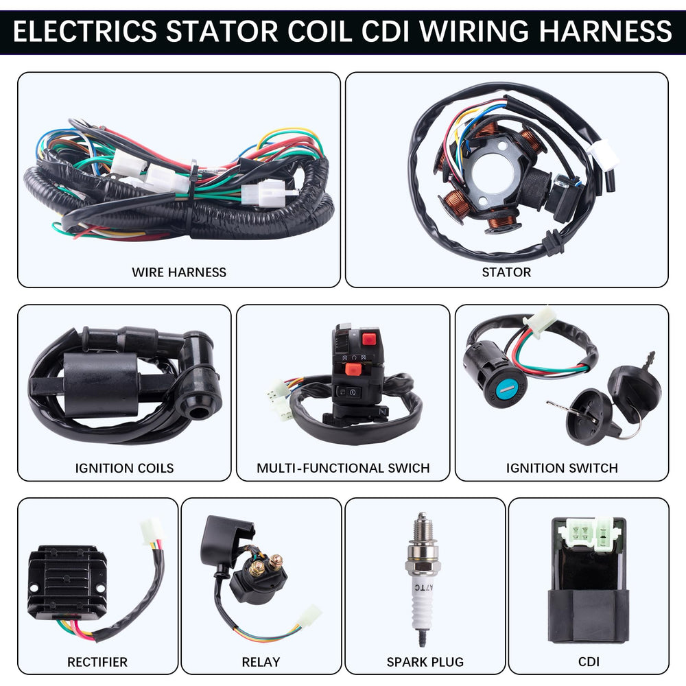 OTOHANS CDI and spark plug package ready for quick installation