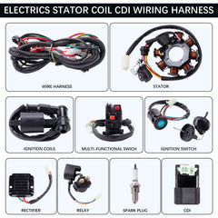 OTOHANS AUTOMOTIVE CDI wiring harness close-up shows full copper wires for efficient current flow