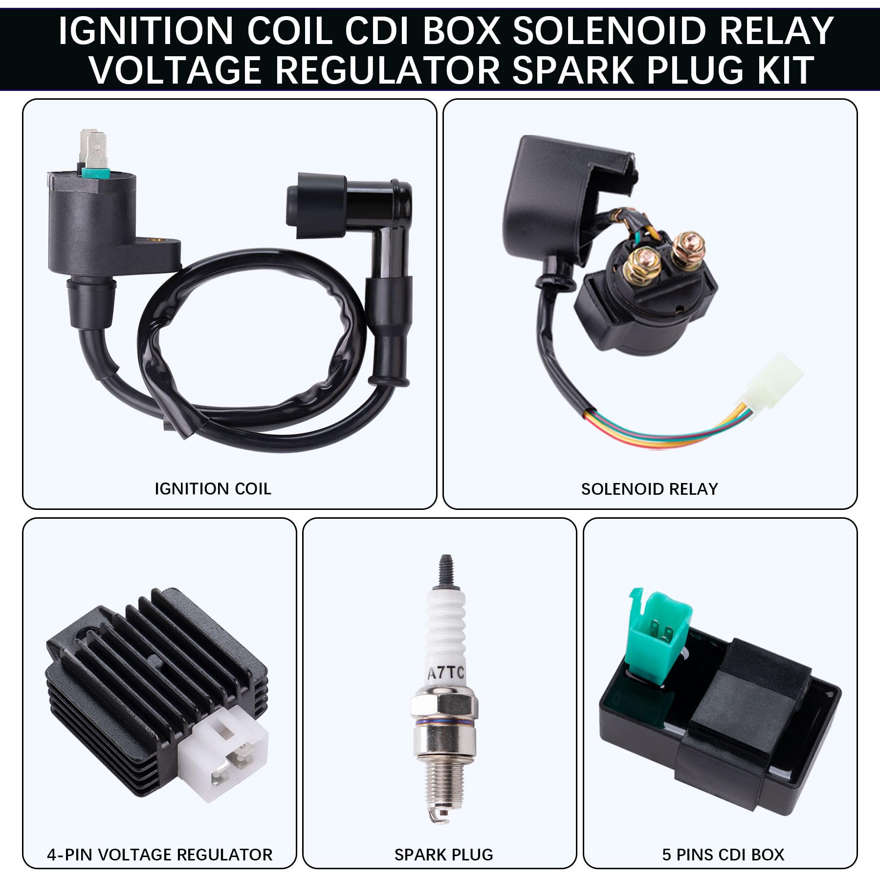 OTOHANS AUTOMOTIVE ignition kit components; streamlined upgrade for small bikes