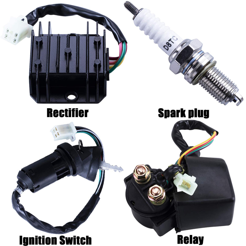 OTOHANS AUTOMOTIVE waterproof ignition switch with two keys for secure start.