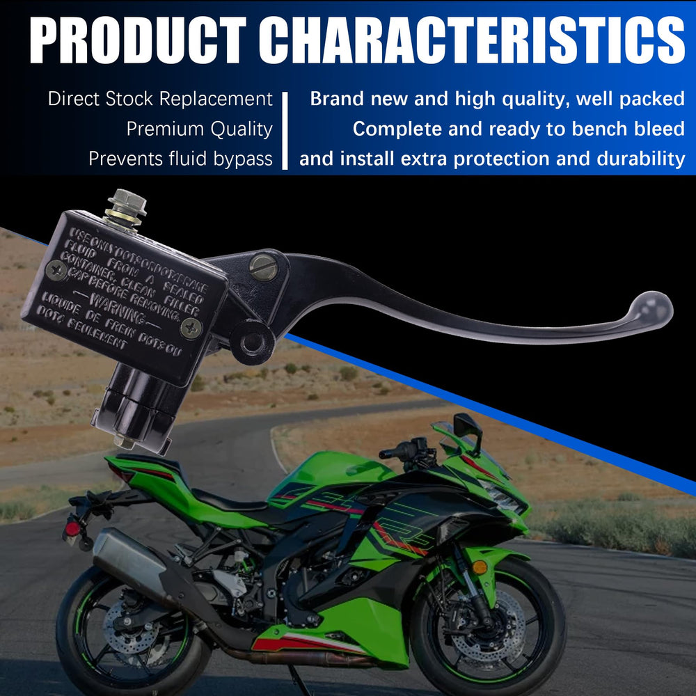 Right-front brake switch detail highlights durable components and secure mounting.