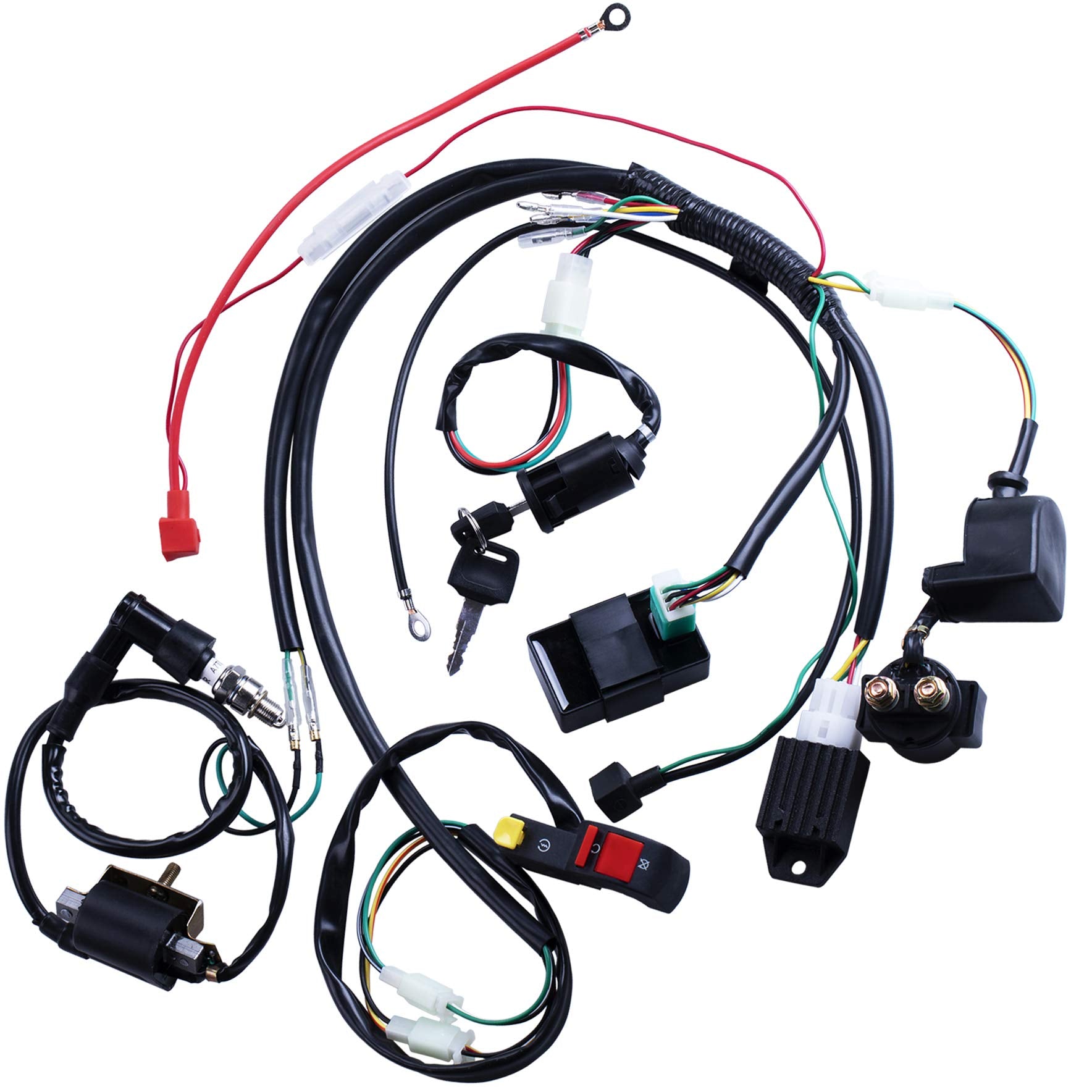 OTOHANS Automotive spark plug with ignition coil and lead
