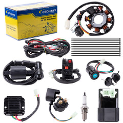 OTOHANS AUTOMOTIVE stator coil kit front view highlighting durable build for ATV performance