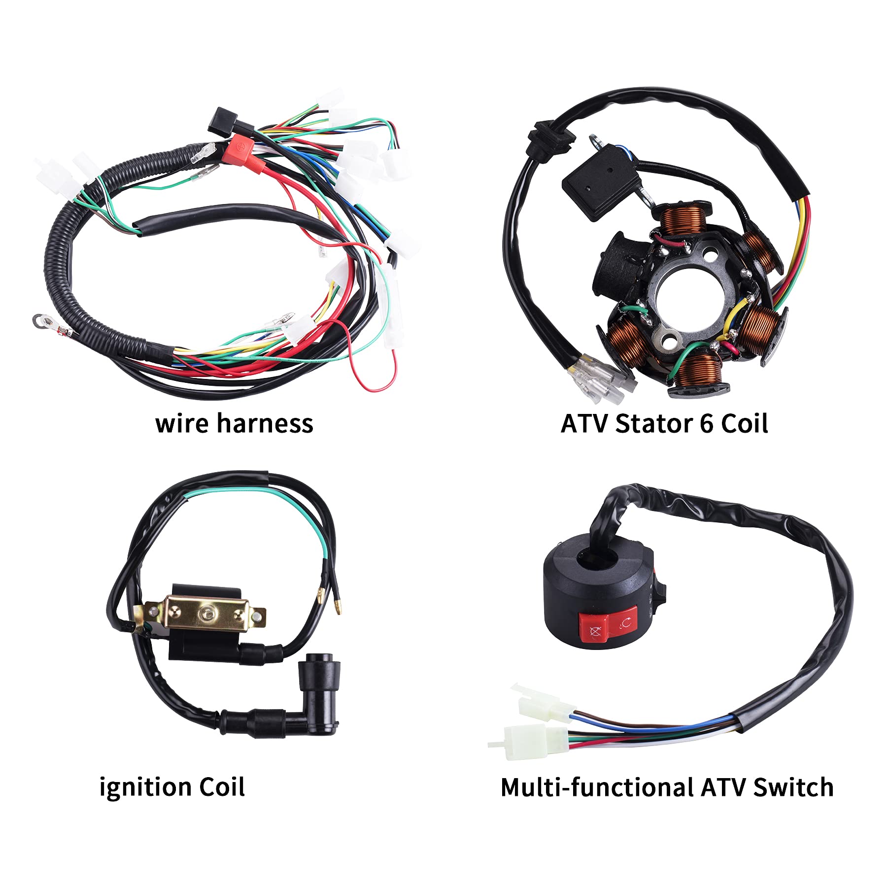 OTOHANS AUTOMOTIVE waterproof ignition switch with keys for rugged use.