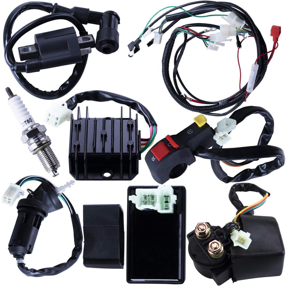 OTOHANS AUTOMOTIVE wiring harness close-up highlighting thick copper wiring for durability.