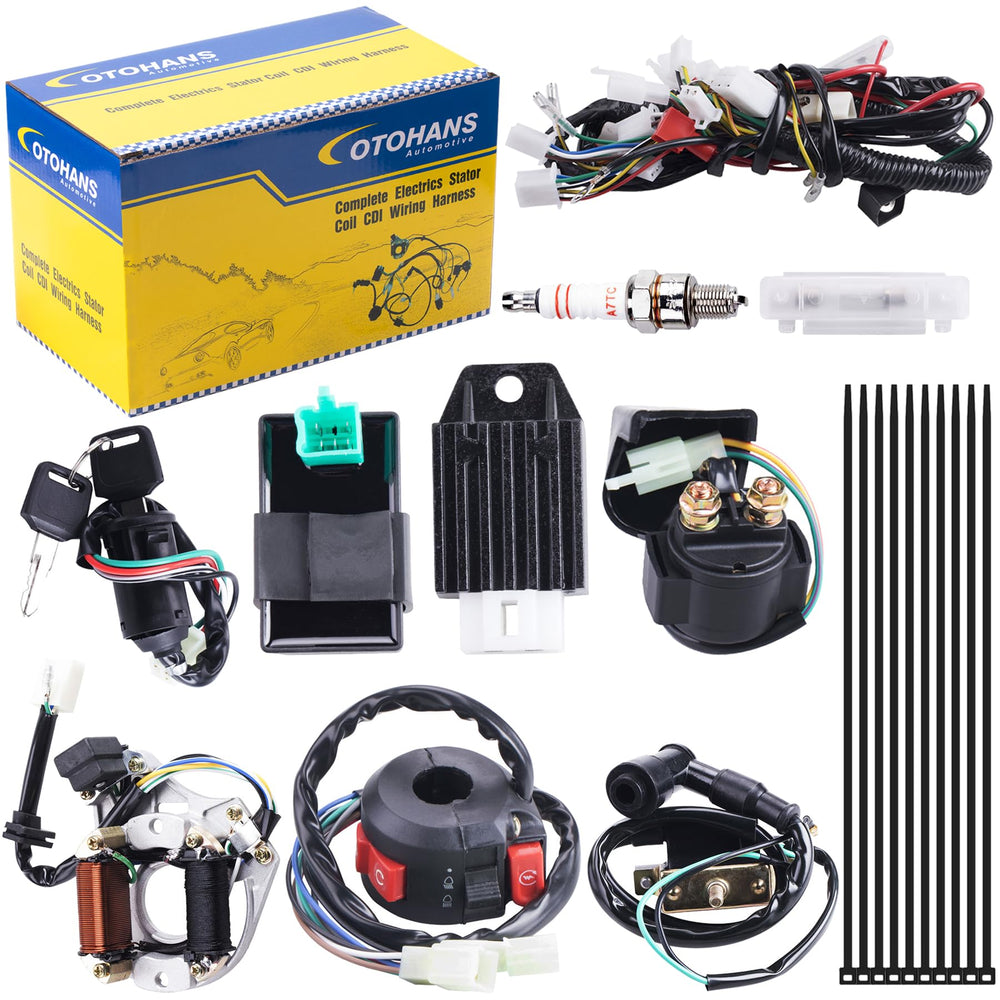 OTOHANS Automotive wiring harness kit for ATVs improves reliability and installation ease.