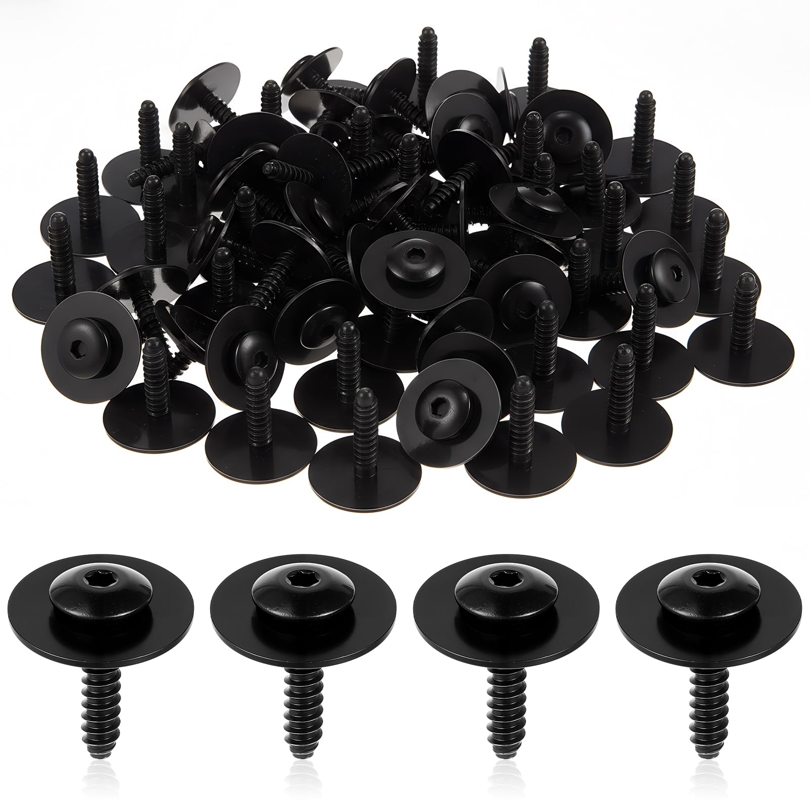 Otoolling fender liner screws 50 pcs for secure, long-lasting mounting