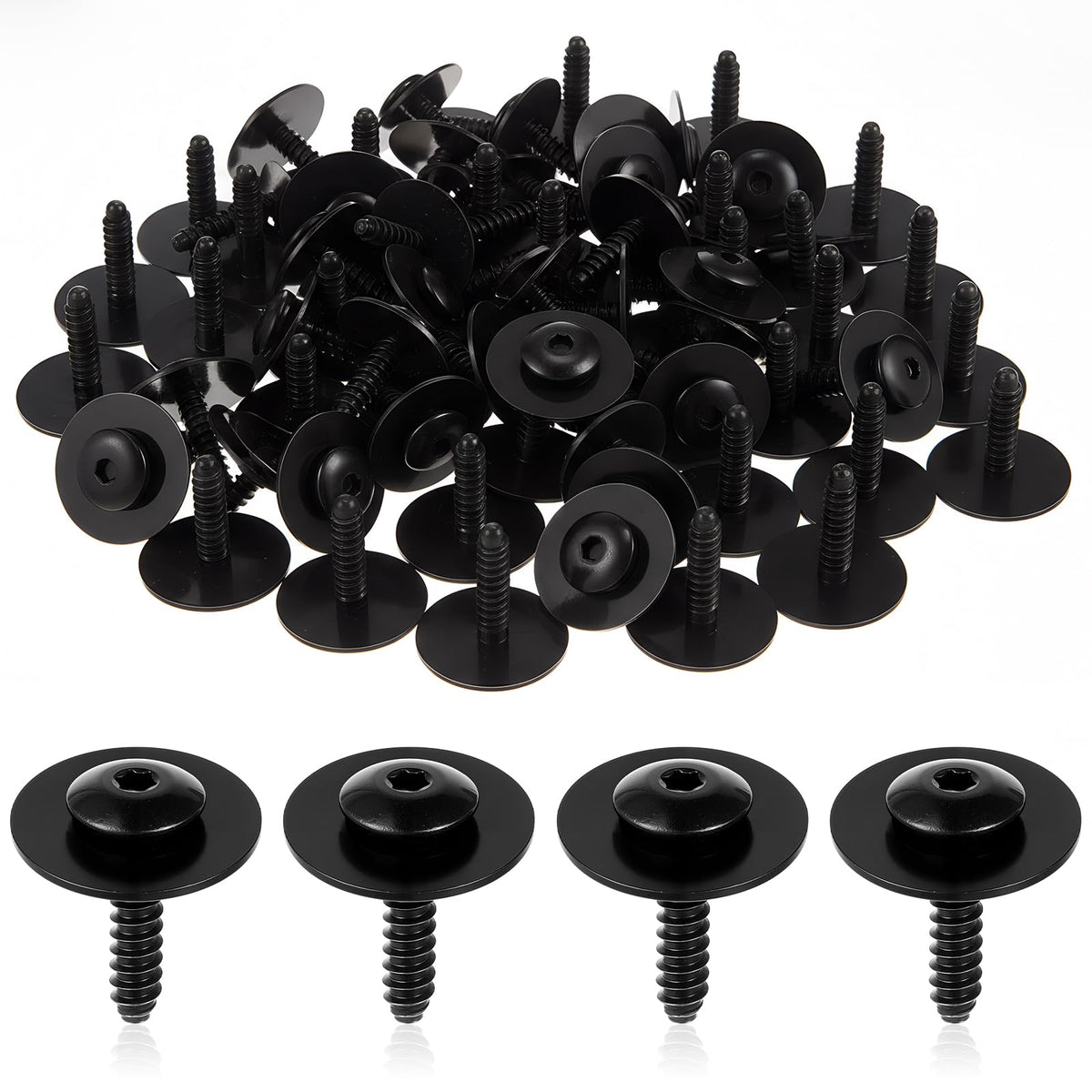 Otoolling fender liner screws 50 pcs for secure, long-lasting mounting